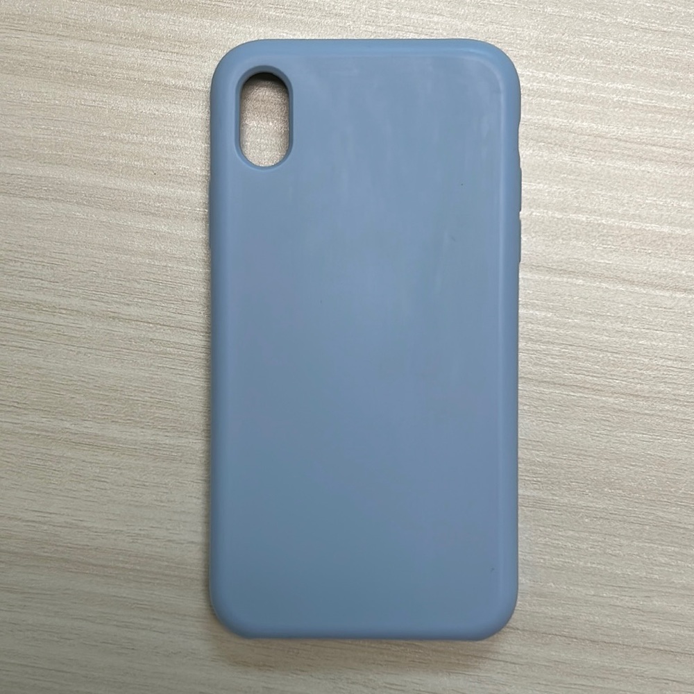 Pale Blue Silicone iPhone XR Case